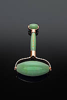NEW Design! Авантюриновий Ролик для обличчя, Масажний валик-масажер Jade Roller, фото 3