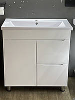 Тумба 80см, 90см, 100см на ніжках з умивальником для ванної кімнати