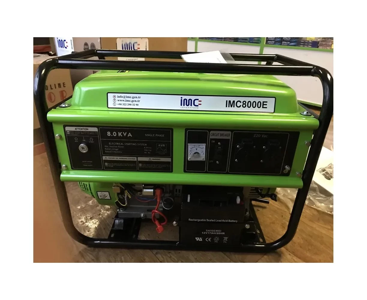 Генератор IMC 6,5 KVA / 5,2 кВт однофазний, бензиновий, мотор NAVI