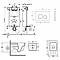 Готове рішення Qtap для ванної кімнати: підвісний унітаз Crow Rimless 520х360х290 + комплект інсталяції Nest 4 в 1 (кругла клавіша, фото 2
