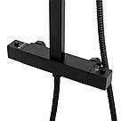 Душовий гарнітур YOKA CUBE 25 BLACK з термостатом *, фото 8