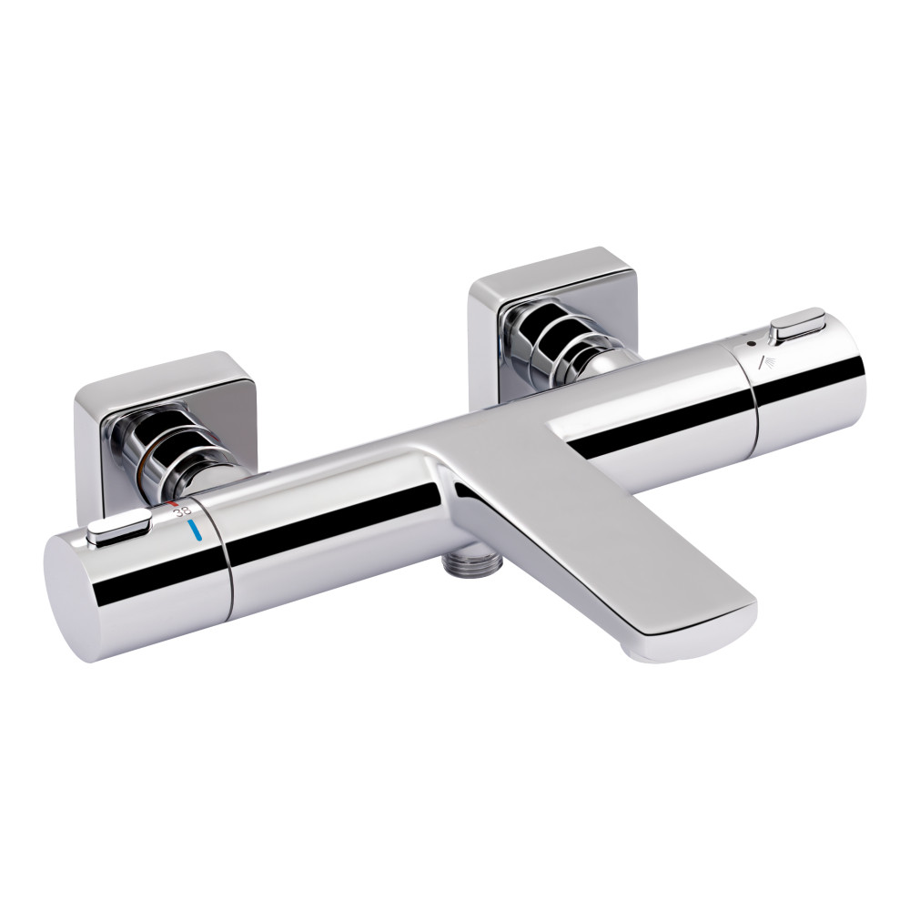 Змішувач для ванни Qtap Votice термостатичний QVTC30T105GC Chrome Krash Твій Вибір, фото 1