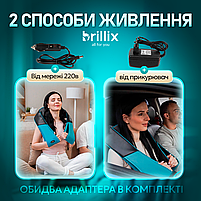 Масажер для всього тіла (шиї, спини) з підігрівом Shiatsu Синій, фото 8