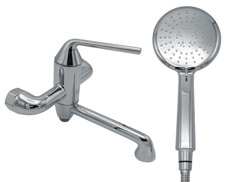 Змішувач для ванни латунь AIM хром DG13630 (chrome) Krash Твій Вибір, фото 1