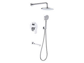 Душова система AIM прихованого монтажу хром DG204-3 (chrome) Krash Твій Вибір