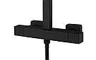 Душовий гарнітур CORSAN ANGO BLACK з термостатом *, фото 8