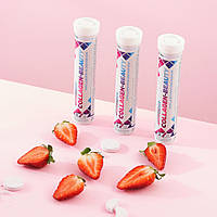 Колаген для суглобів і краси Collagen-Beauty 20 шипучих таблеток зі смаком Полуниця Ревінь