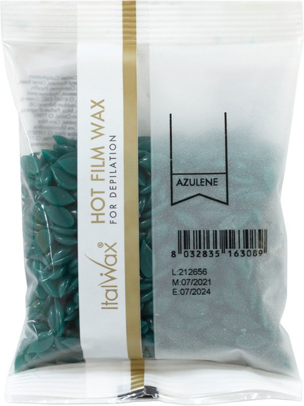 Гарячий віск у гранулах Italwax Азулен, 100 г, фото 1