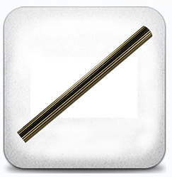 Труба рифлена 2,4 м д. 25мм антик