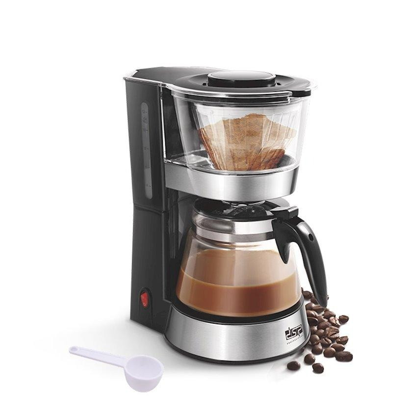 Кавоварка електрична крапельна зі скляним кавником на 800 Вт і 1.2 л DSP KA-3063