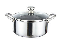 Каструля з неіржавкої сталі Cheffinger CF-PNC24 з 3D-покриттям на 5 л