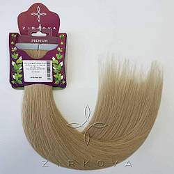 Натуральне Слов'янське Волосся на Стрічках 40 см 100 грам, Світло-Русявий №18B