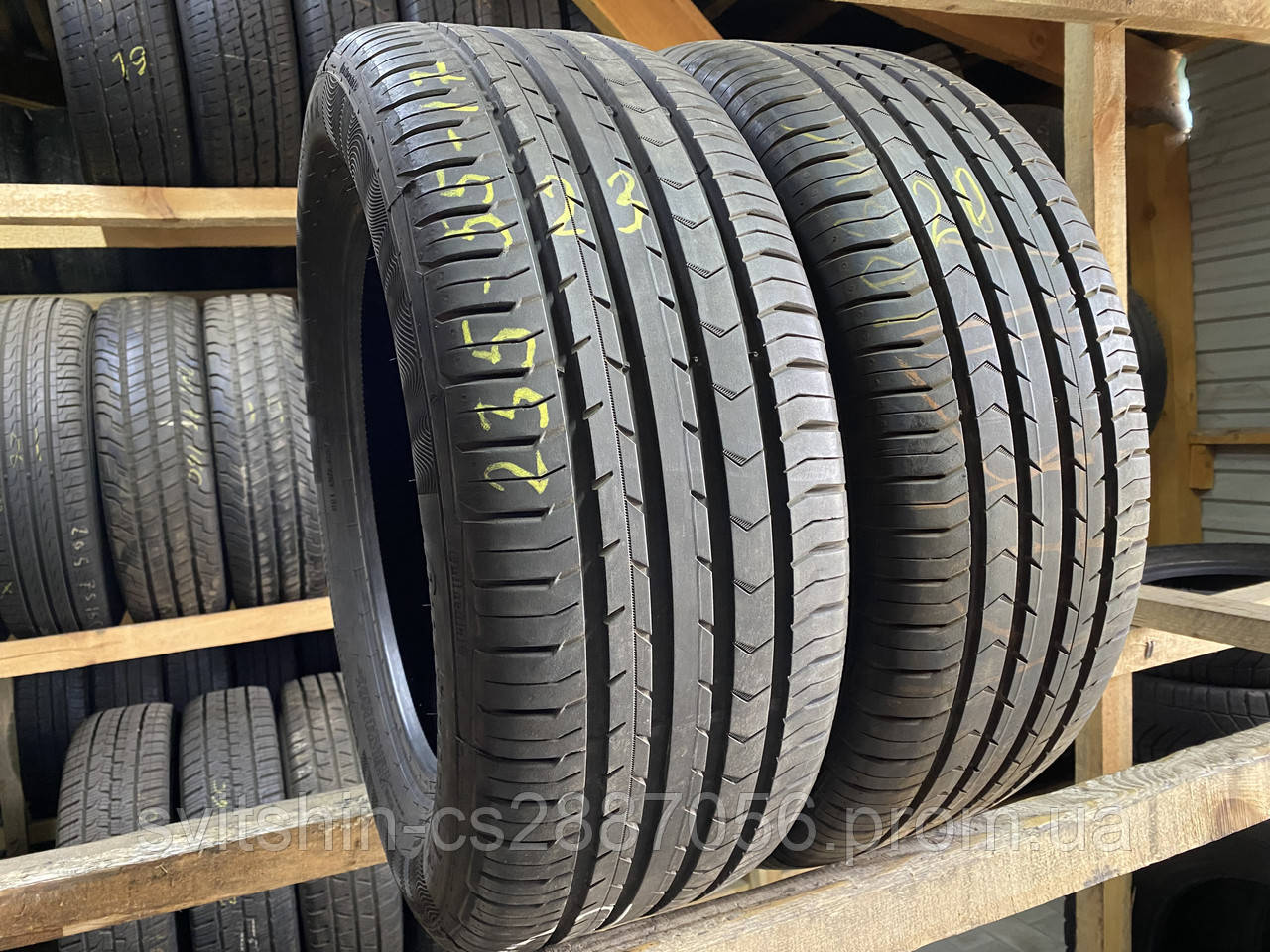 Літні шини 235/55R17 Continental ContiPremiumContact5 7.5мм 2020/2023рік