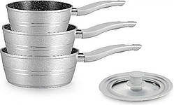 Набір сотейників Royalty line RL-FS3M Silver