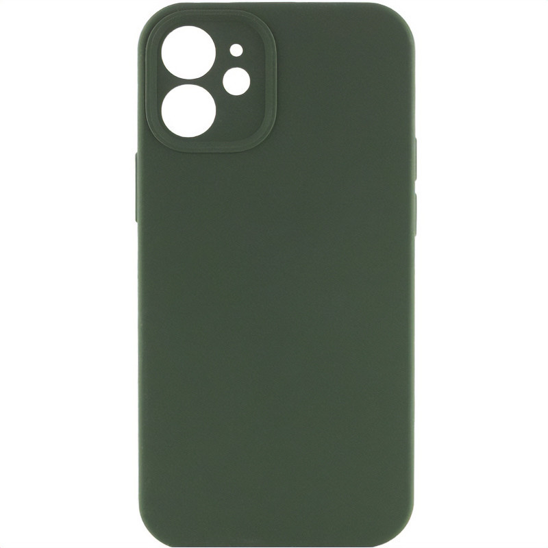 Чохол для iPhone 12 Silicone Case Full Protective (Cyprus Green), фото 1
