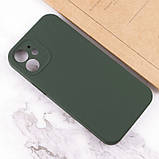 Чохол для iPhone 12 Silicone Case Full Protective (Cyprus Green), фото 4