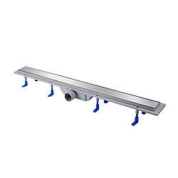 Трап Qtap Dry Tile304-900 лінійний з сухим закривом під плитку 900 мм Krash Твій Вибір