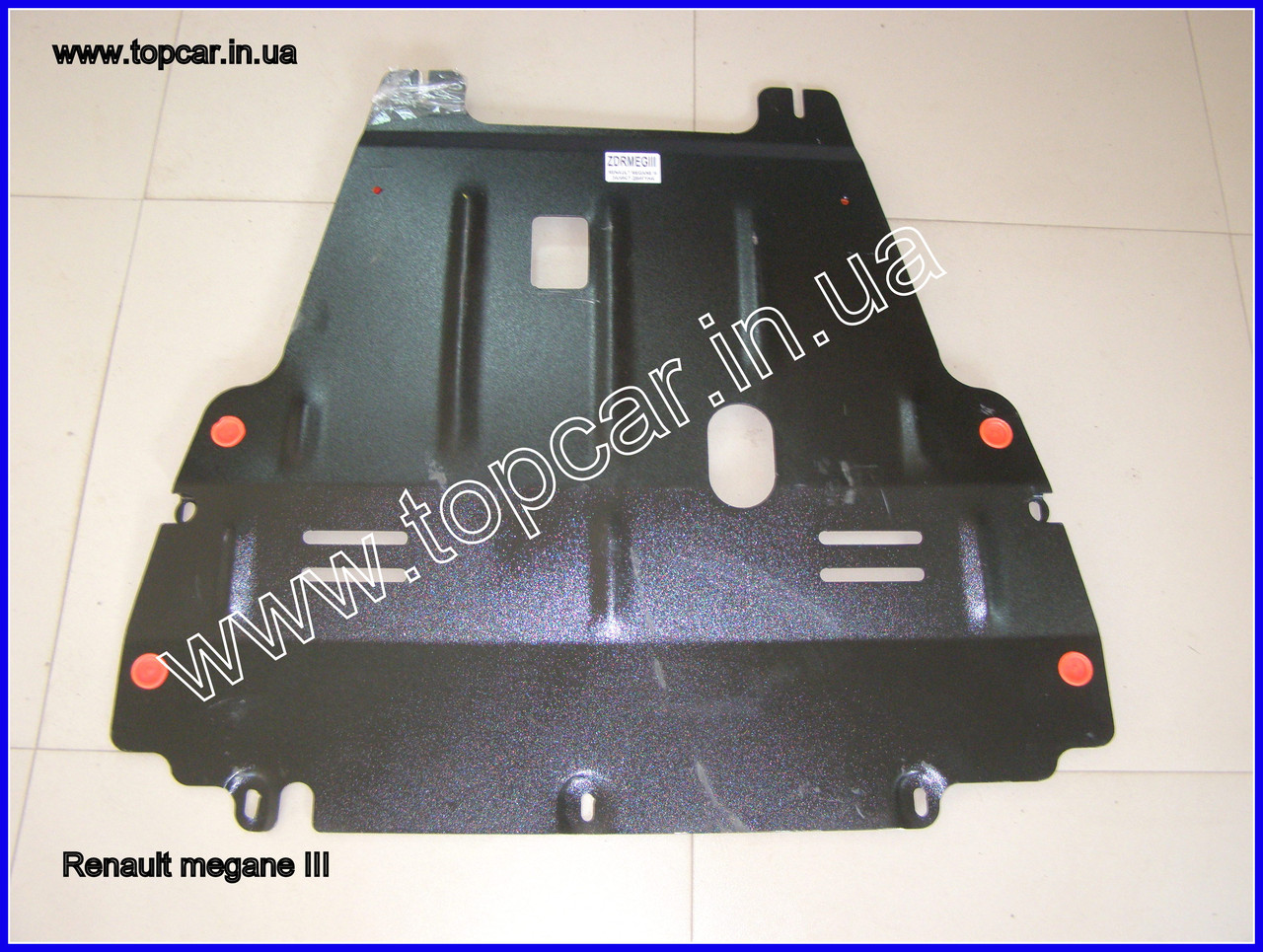 Захист двигуна метал Renault Megane III Україна ZDRMEGIII, фото 1
