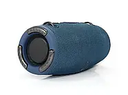 Музична Bluetooth колонка з LED підсвічуванням та ремінцем B5S Синя, фото 8