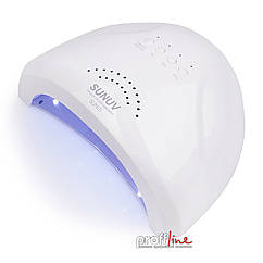 Лампа для полімеризації гелю SUNUV LED/UV Lamp 48 Вт оригінал з діодами із кварцового піску біла (SUN1)