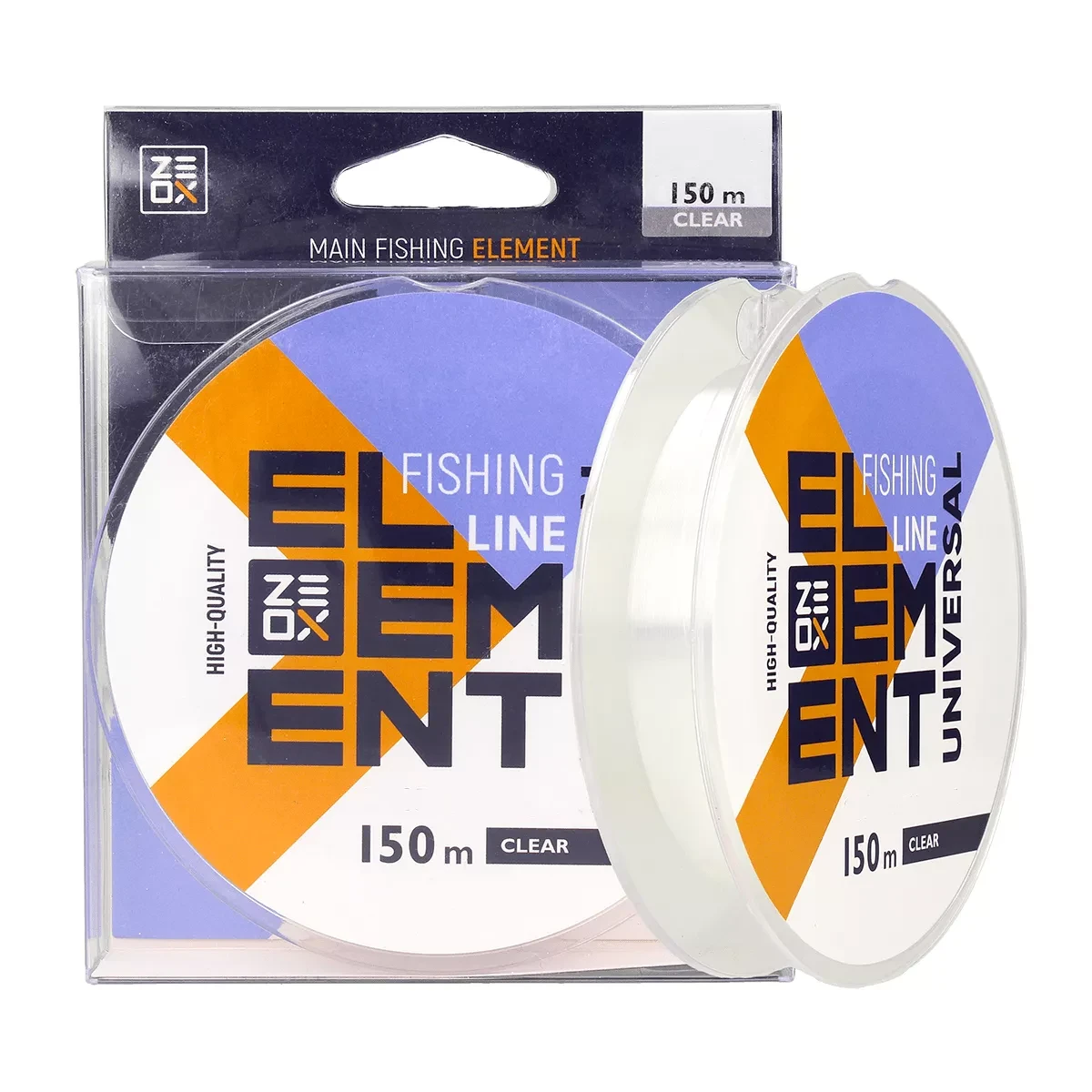 Волосінь ZEOX Element Universal Line 150м 0.165мм 3.2кг (колір: прозорий/clear)