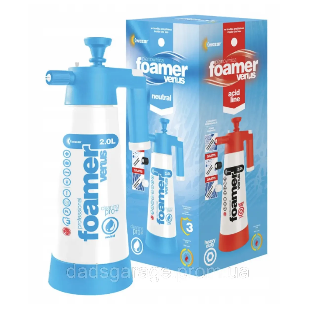 Пенообразователь ручной пеногенератор пенный распылитель Квазар KWAZAR ...