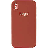 Чохол Silicone Case Square Full Camera для iPhone Xs Max Колір 39.Elegant Purple, фото 10