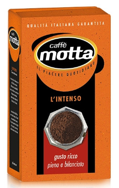 Італійська кава Motta L'Intenso міцна мелена 250 грамів
