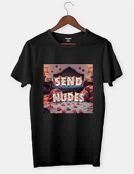 Футболка з сюрпризом "Send nudes"