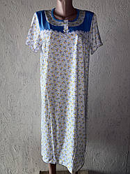 Нічна сорочка з рукавом (ґудзик)