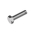 DIN933 М10х40 повна різьба сталь 8.8 цинк болт контровочний отвір в різьбі під ключ 17мм [5M6D0K2M688X040D00] Metalvis