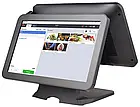 POS-термінал Detaik DTK-AIO1568-J6412 + 15.6 з дод. монітором клієнта, фото 2