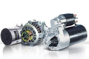 Генератори, стартери та запчастини до них