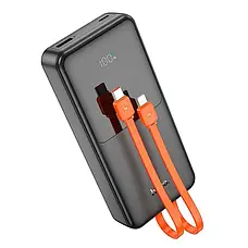 Павербанк Power Bank Hoco J119A Sharp charger 20000mAh 22.5W+PD20W + кабель Type-C, iP Black, фото 2