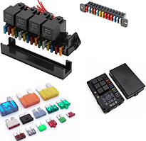 Запобіжники та блоки автомобільні