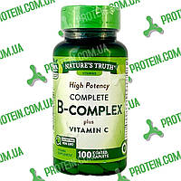 Вітаміни Nature`s Truth High Potency Complete B-Complex plus Vitamin C 100 таб