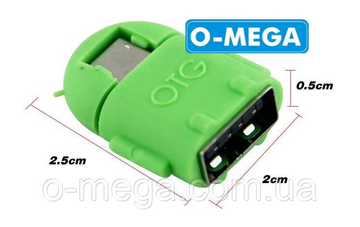 Адаптер конвертер OTG USB-microUSB для смартфона планшета - фото 5 - id-p102078223