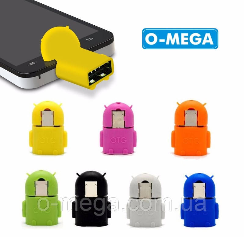 Адаптер конвертер OTG USB-microUSB для смартфона планшета - фото 6 - id-p102078223