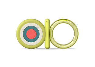 Прорізувач силіконовий з охолоджуючий/мультиколір