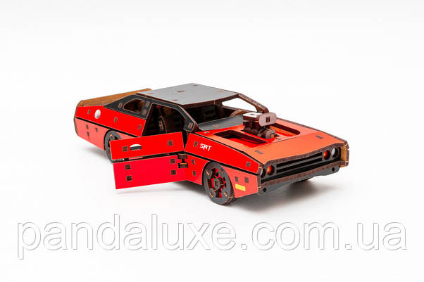 Дерев'яний 3D конструктор авто Fast Furious Форсаж, модель 125 деталей, фото 4