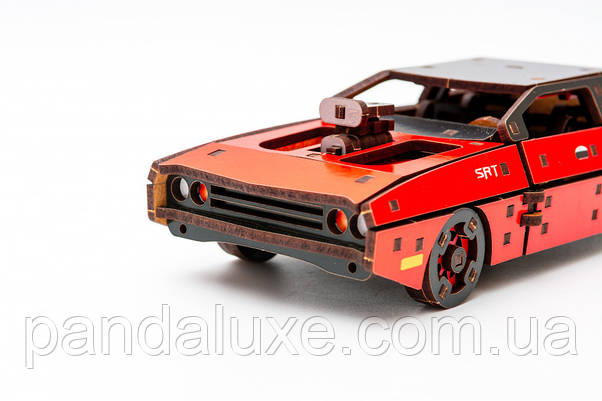 Дерев'яний 3D конструктор авто Fast Furious Форсаж, модель 125 деталей, фото 5