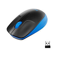 Мишка Logitech M190, Wireless, Black/Blue (Refurbished)