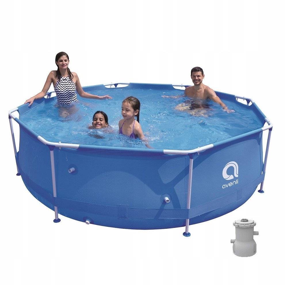 Басейн каркасний 300х76см з фільтром Avenli Sirocco Blue (17798ЕU)