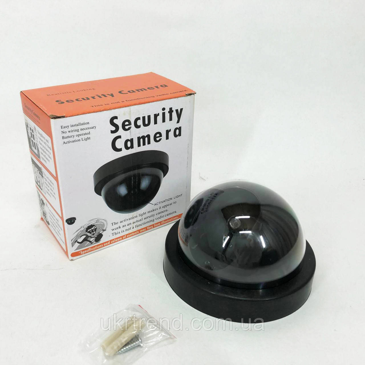 Муляжі камер з індикатором DUMMY BALL 6688, Обманка AQ-359 відеоспостереження, Камера-обманка