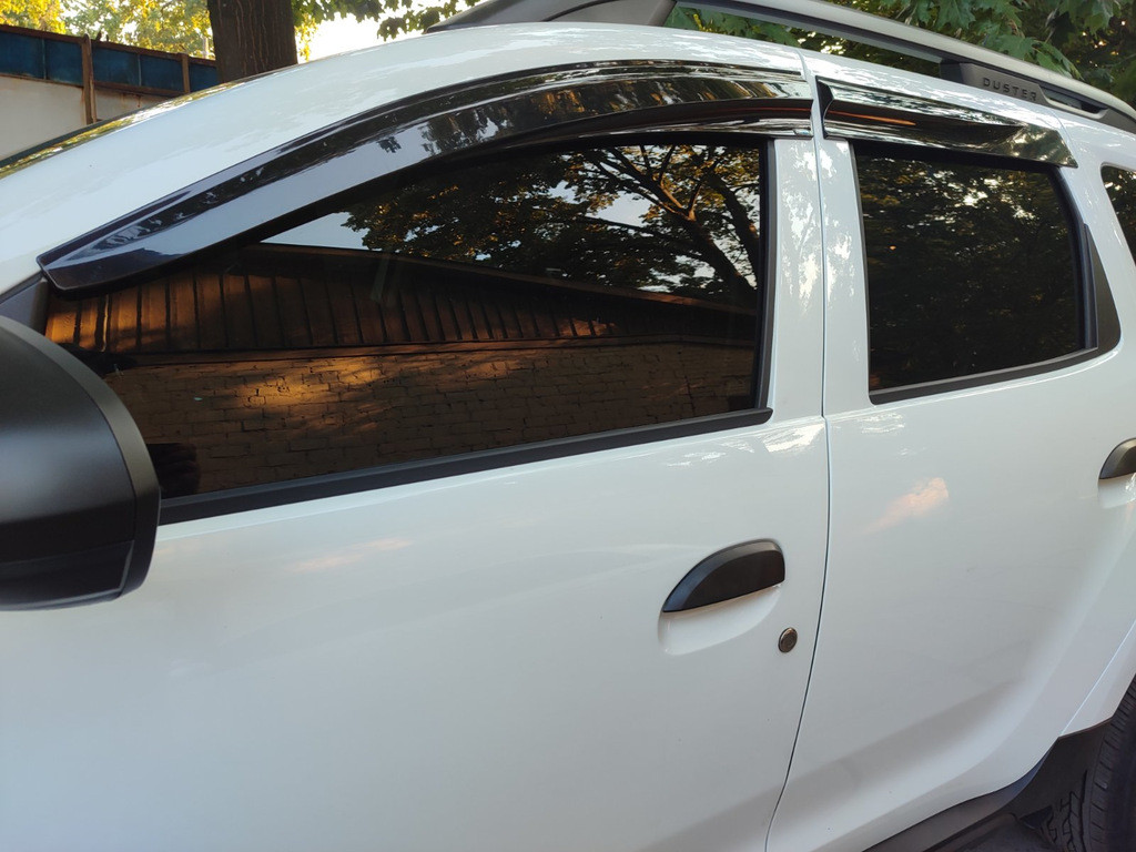 Вітровики (4 шт., Sunplex Sport) для Dacia Duster 2018-2024 рр, фото 1