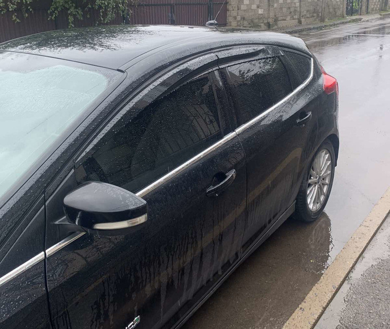 Вітровики HB/Sedan (4 шт., Sunplex Sport) для Ford Focus III 2011-2017 рр, фото 1