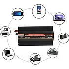 Інвертор 12V-220V, 1300W, UPS-1300А / Інвертор постійного струму / Автомобільний перетворювач напруги, фото 2