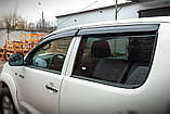 Вітровики (4 шт., Sunplex Sport) для Toyota Hilux 2006-2015 рр, фото 2