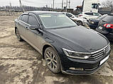 Вітровики з хромом SD (4 шт., Sunplex Chrome) для Volkswagen Passat B8 2015-2023 рр, фото 2