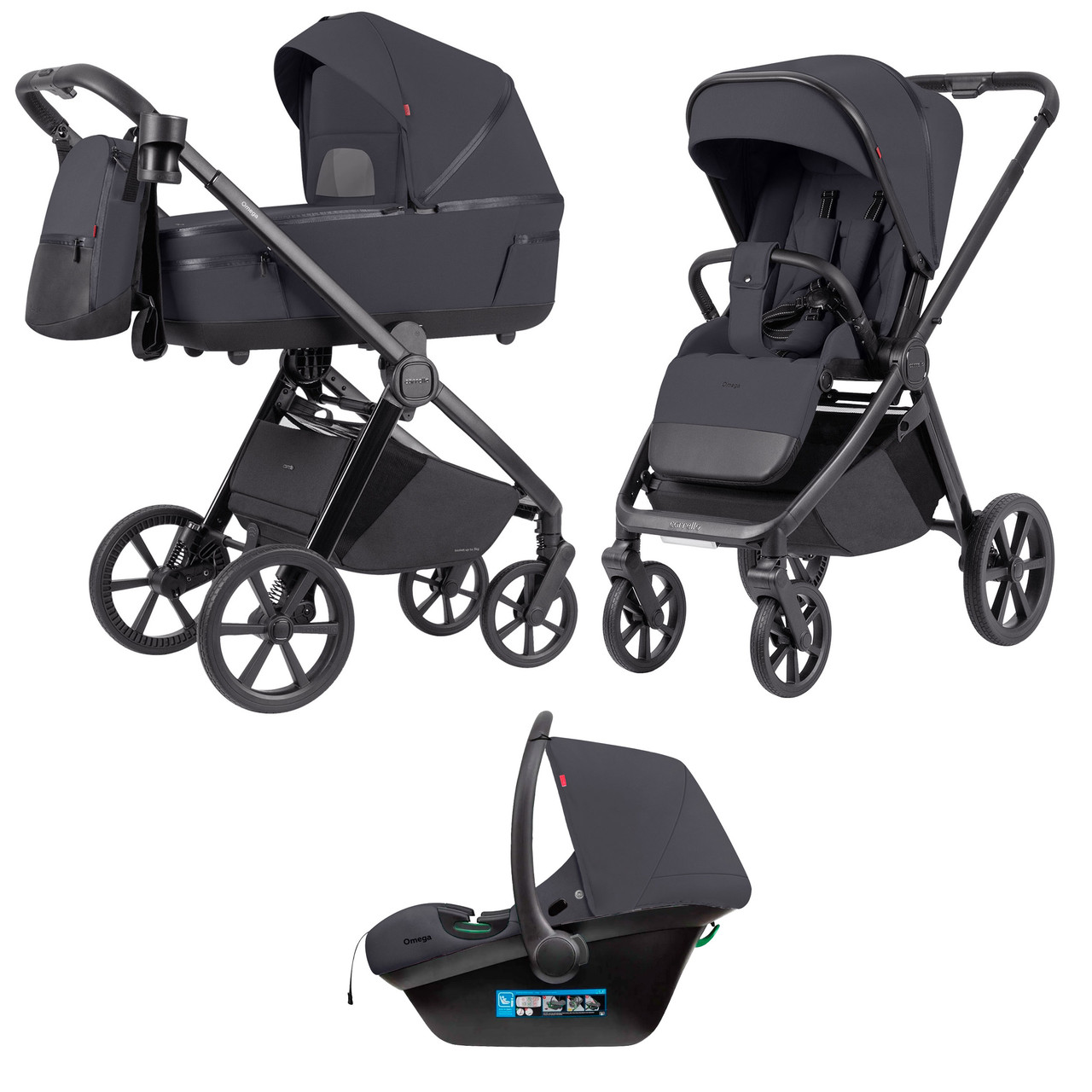 Коляска 3 в 1 Carrello Omega +